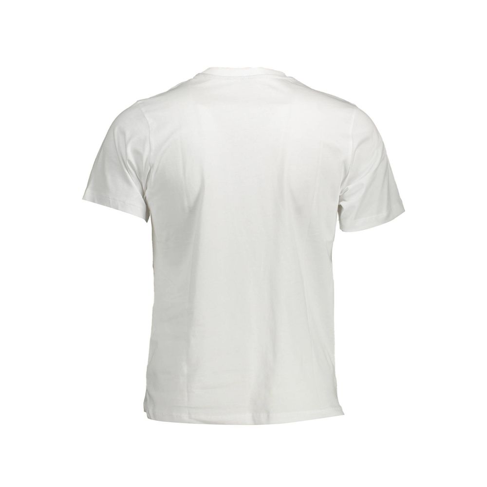  - White Cotton Men T-Shirt