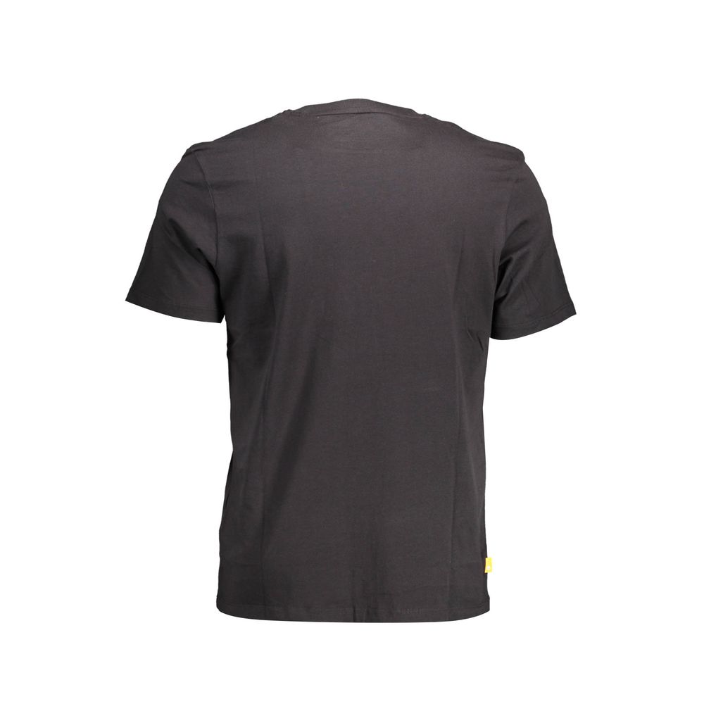  - Black Cotton Men T-Shirt