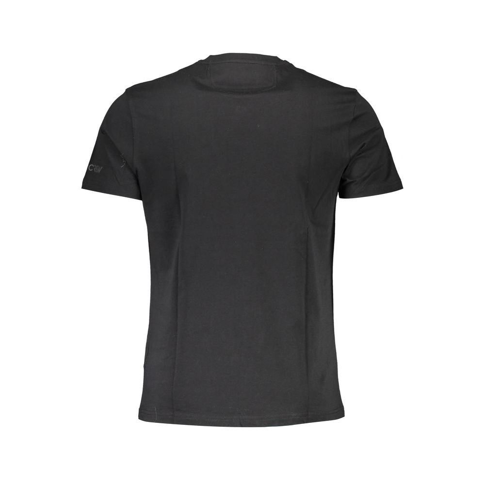  - Black Cotton Men T-Shirt