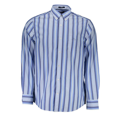  - Light Blue Cotton Men Shirt