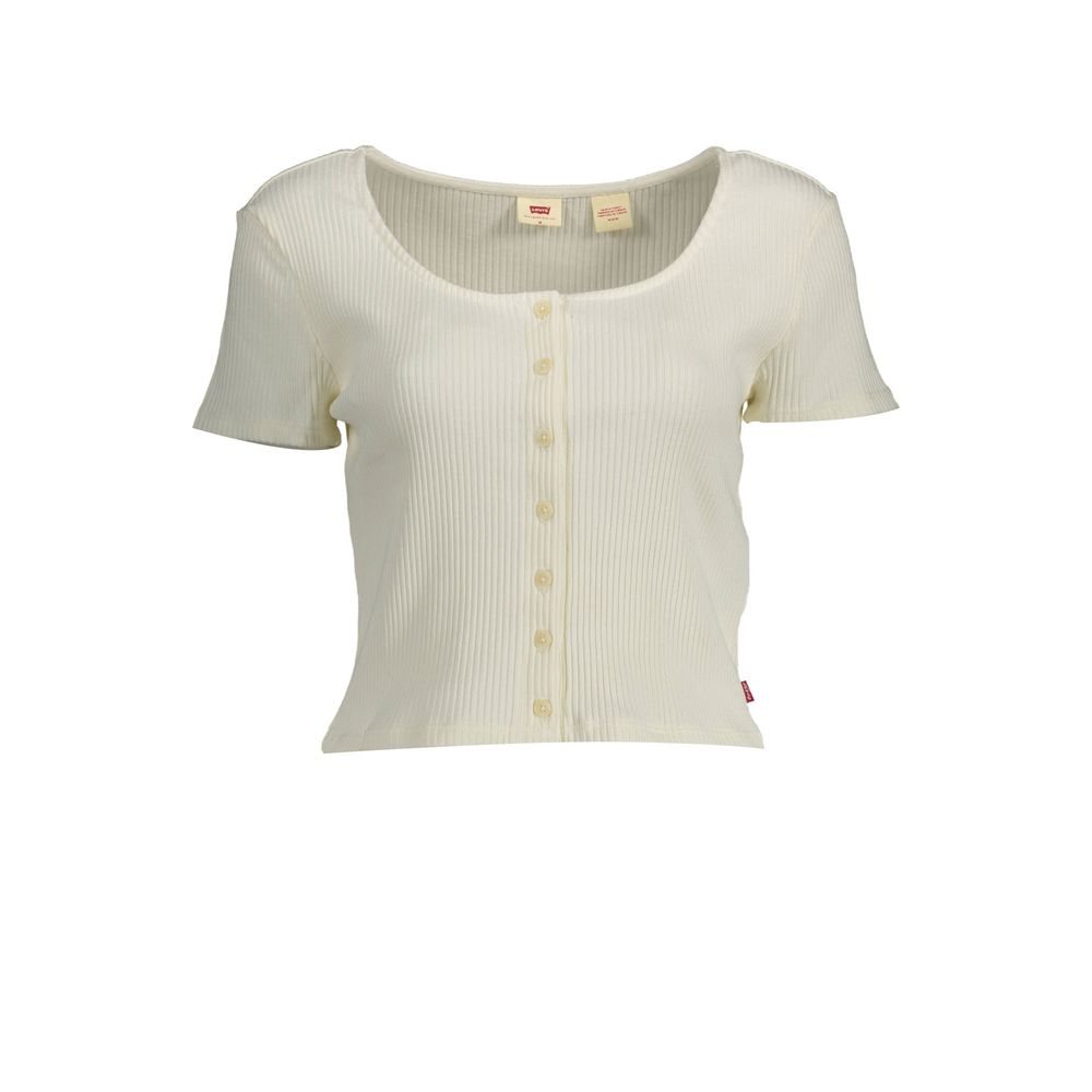 White Cotton Women Top - The Luxe Alliance