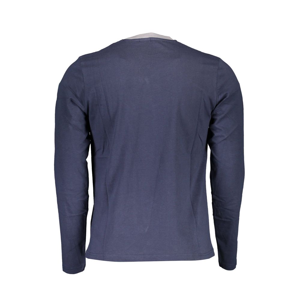 Blue Cotton Men T-Shirt - The Luxe Alliance