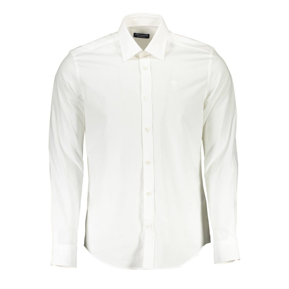  - White Cotton Mens Shirt