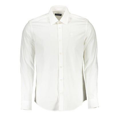  - White Cotton Mens Shirt