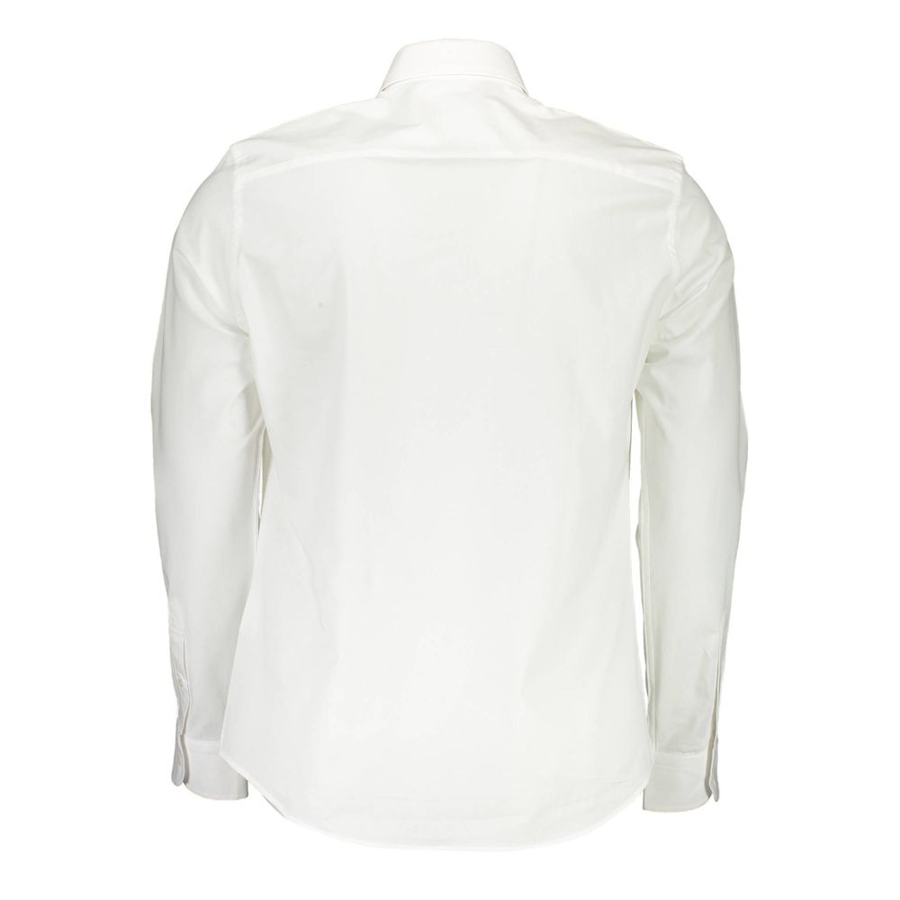  - White Cotton Mens Shirt