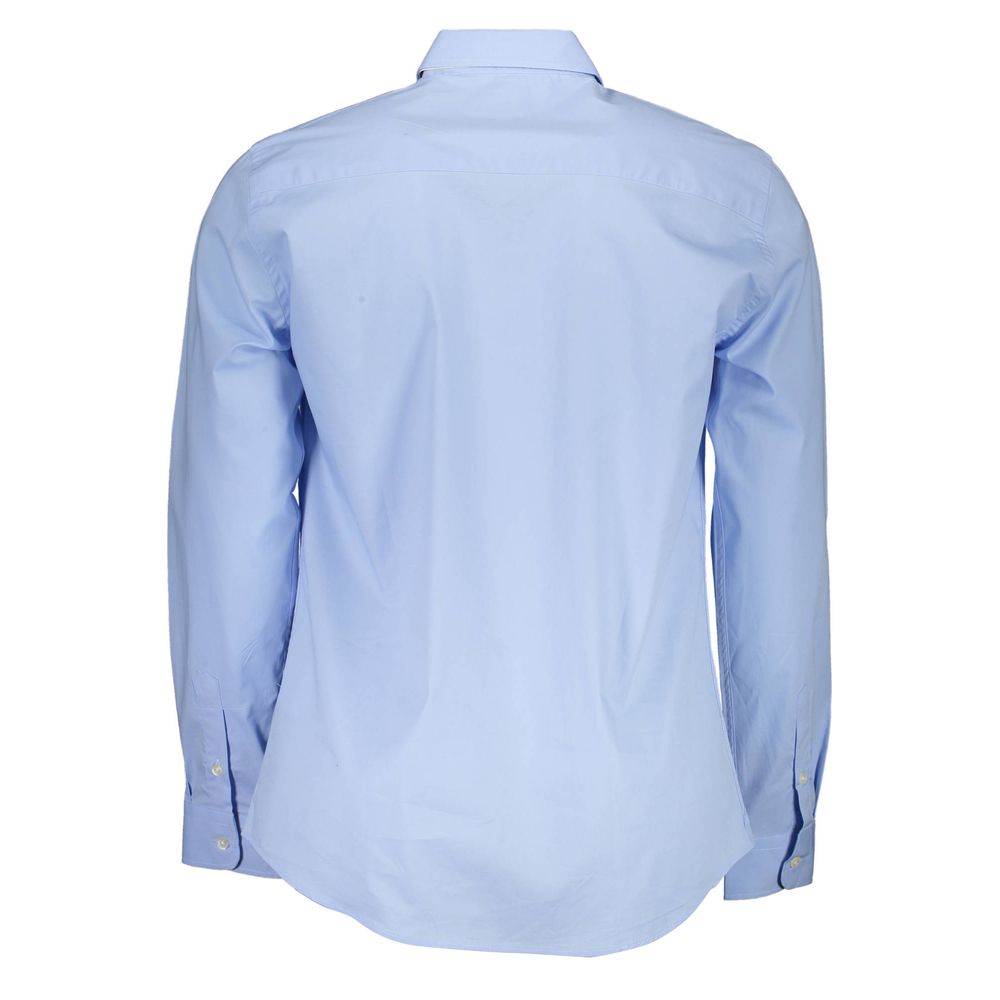  - Light Blue Cotton Men Shirt