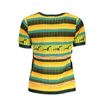  - Yellow Viscose Women Sweater