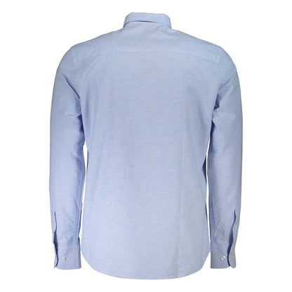  - Light Blue Cotton Men Shirt