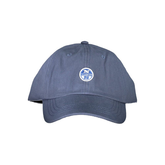 Blue Cotton Men Cap - The Luxe Alliance