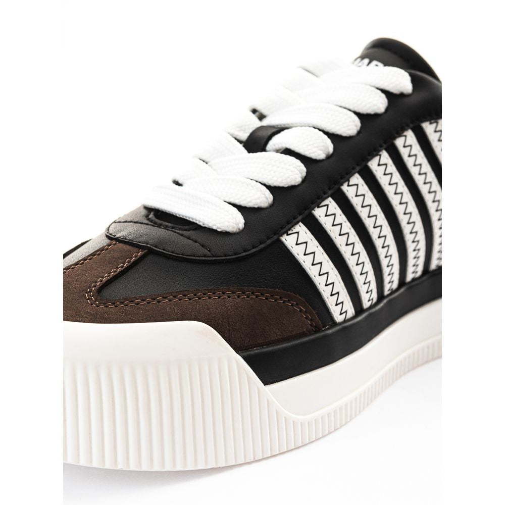  - Black Leather Sneaker