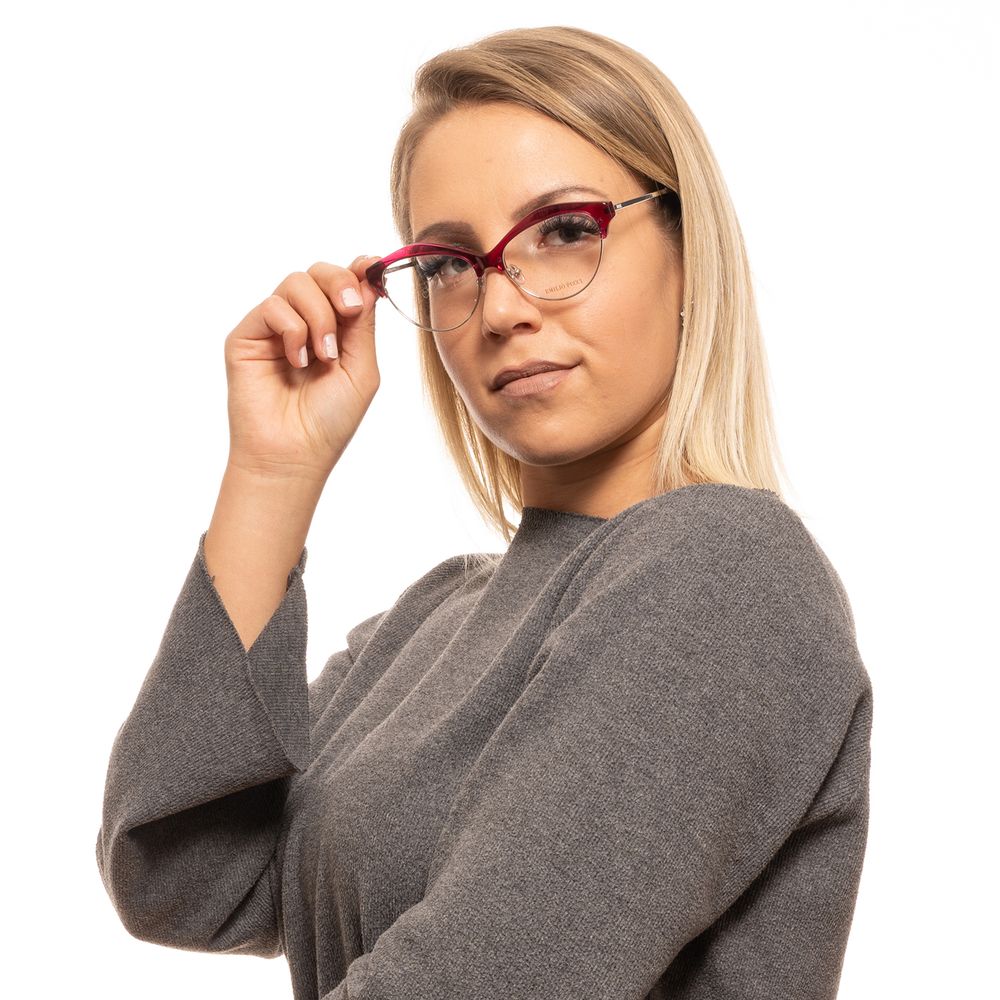 Burgundy Women Optical Frames