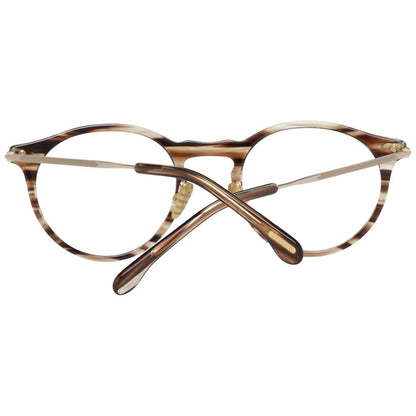 Lozza Brown Unisex Optical Frames – Square Full-Rim Design