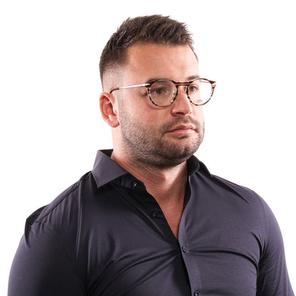 Lozza Brown Unisex Optical Frames – Square Full-Rim Design