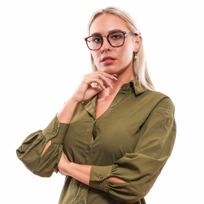 Lozza Unisex Brown Optical Glasses – Square Full-Rim Frame, 50mm
