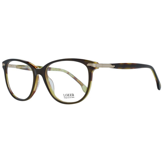 Lozza Women's Optical Frames – Brown Round Full-Rim, 54mm