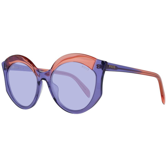 Emilio Pucci Women’s Sunglasses – Purple Butterfly Frame, Plastic Lenses