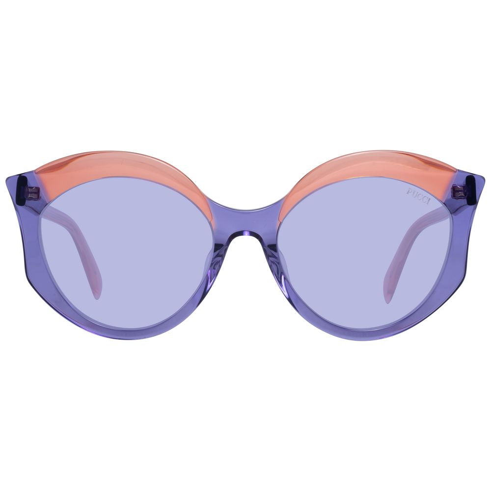 Emilio Pucci Women’s Sunglasses – Purple Butterfly Frame, Plastic Lenses