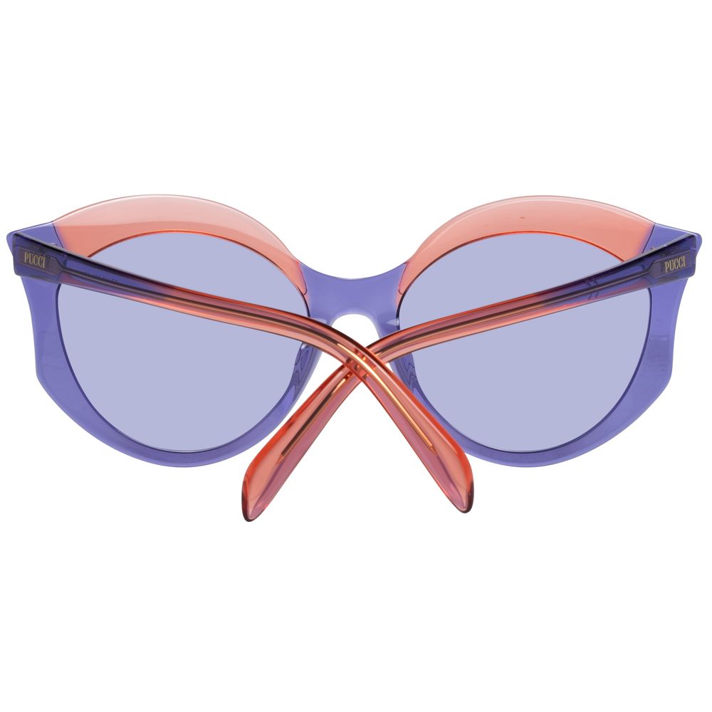 Emilio Pucci Women’s Sunglasses – Purple Butterfly Frame, Plastic Lenses