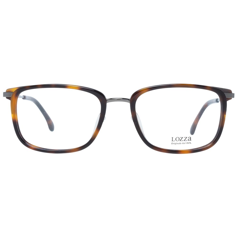 Lozza Brown Men's Optical Frames – Rectangle Full-Rim, 54mm