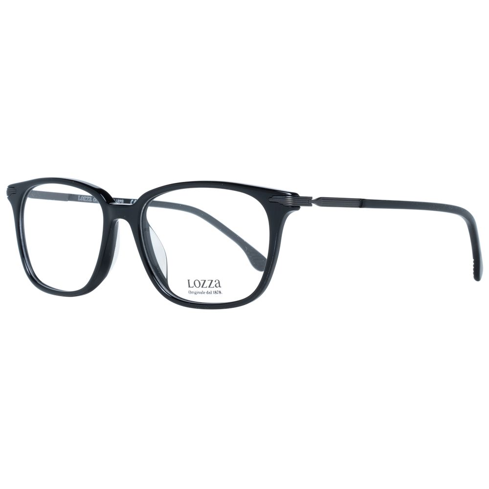 Lozza Black Men's Optical Frames – Rectangle Full-Rim, 51mm