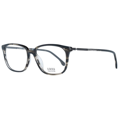 Lozza Brown Men’s Optical Frames – Rectangle Full-Rim Design