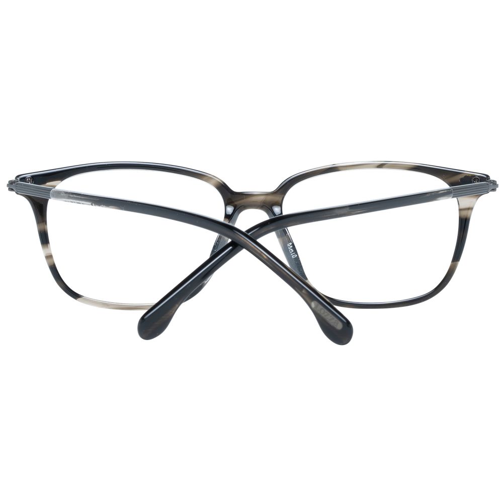 Lozza Brown Men’s Optical Frames – Rectangle Full-Rim Design