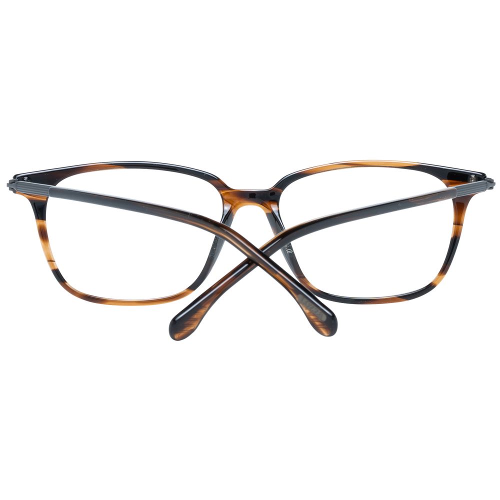 Lozza Brown Men's Optical Frames – Rectangle Full-Rim, 53mm