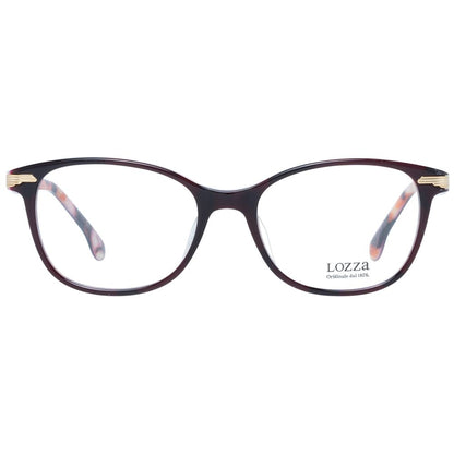 Lozza Burgundy Women's Optical Frames – Rectangle Full-Rim