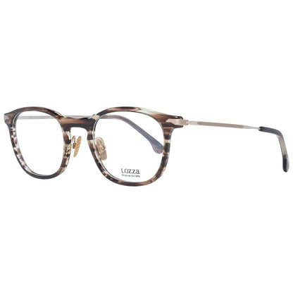 Lozza Brown Men Optical Frames – Rectangle Full-Rim Style