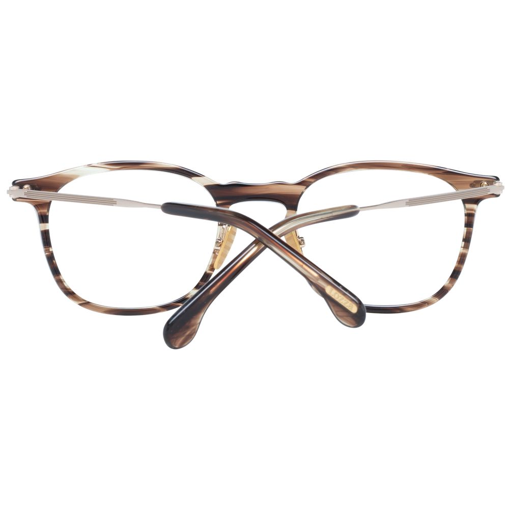 Lozza Brown Men Optical Frames – Rectangle Full-Rim Style