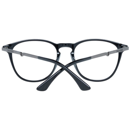 Zadig & Voltaire Men’s Optical Frames – Black Round Style, 49mm