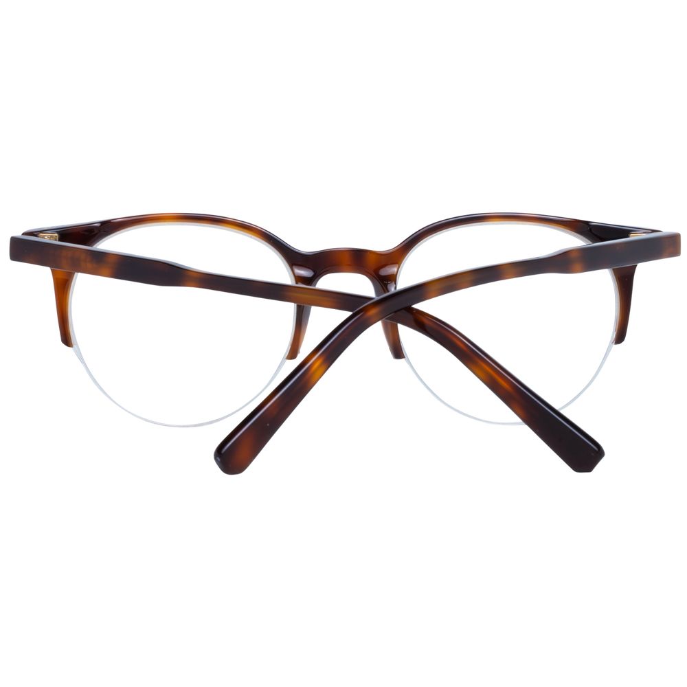 Bally Unisex Optical Frames – Brown Half-Rim, 47mm