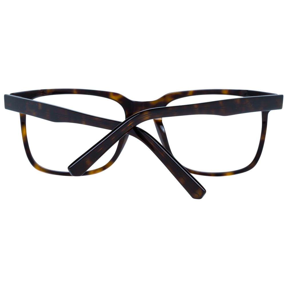 Bally Brown Men’s Optical Frames – Square Full-Rim, 53mm