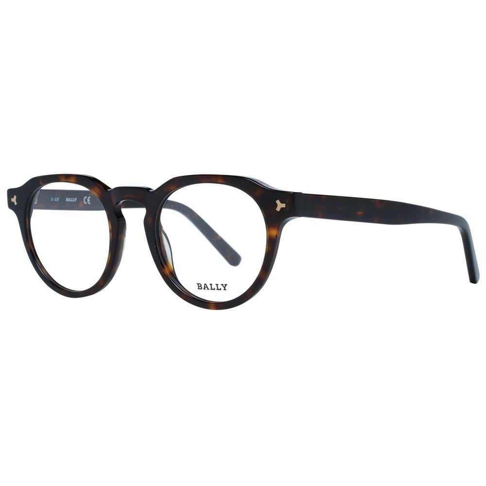 Bally Brown Men’s Optical Frames – Round Frame, 48mm