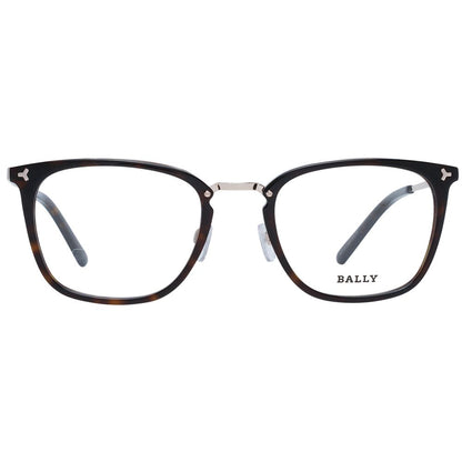 Bally Men's Optical Frames – Brown Trapezium Design, 53mm