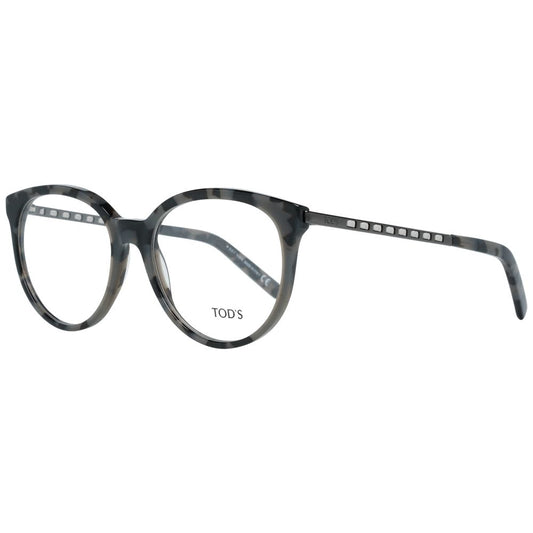 Tod's Women’s Optical Frames – Grey Round Design, 53mm