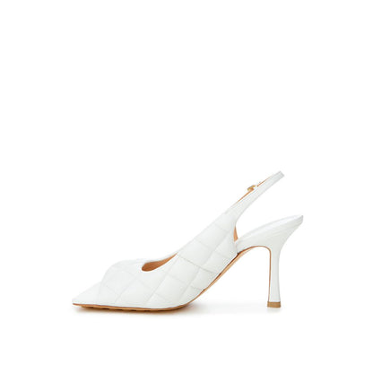  - White Leather Sandal