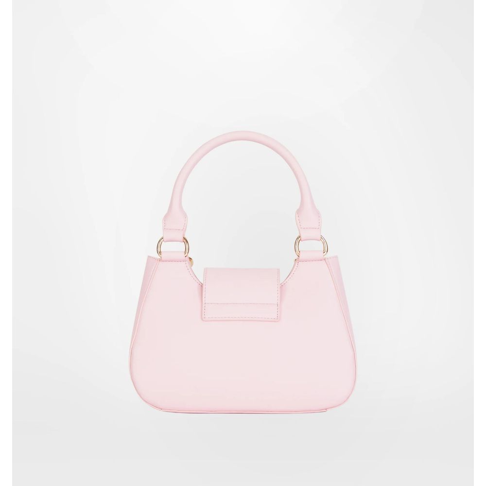  - Pink Polyester Women Handbag