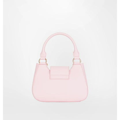  - Pink Polyester Women Handbag