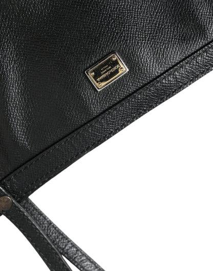 Black Leather Miss Escape Shopping Tote Women Bag - The Luxe Alliance