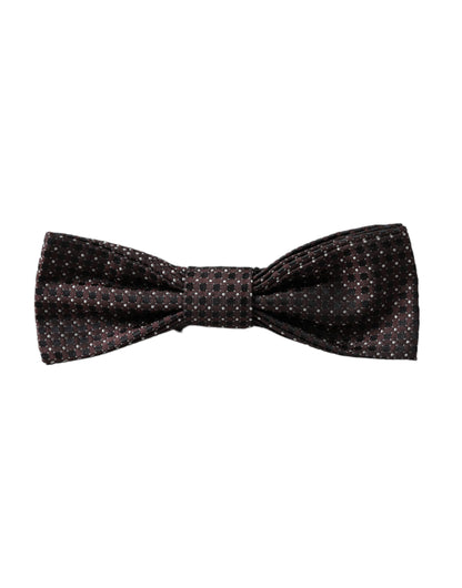  - Brown Fantasy Silk Adjustable Neck Men Papillon Bow Tie