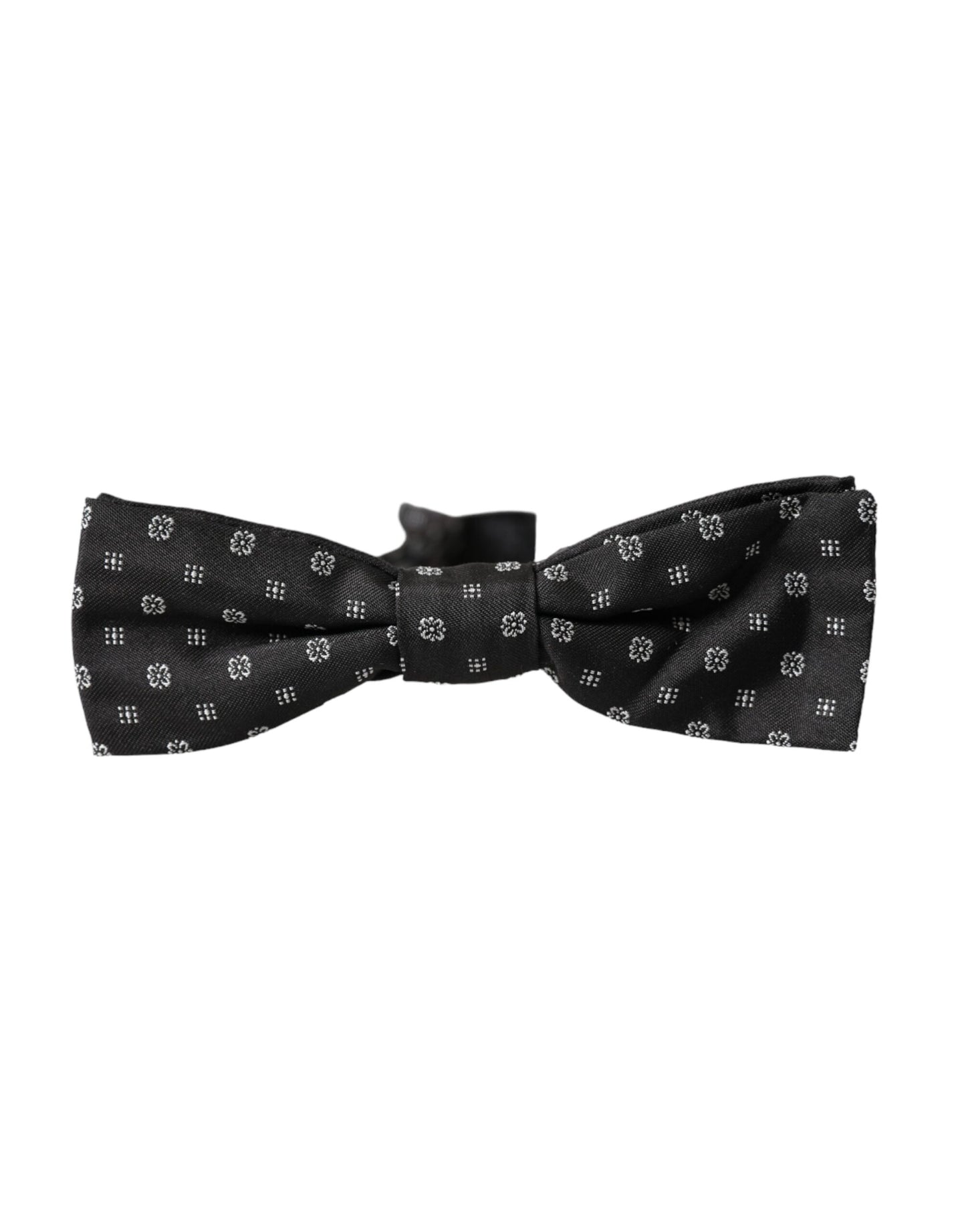  - Black Silk Fantasy Adjustable Neck Men Papillon Bow Tie