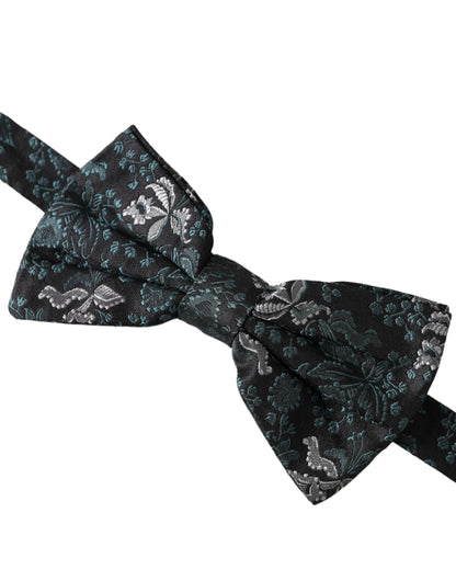  - Multicolor Fantasy Floral Silk Adjustable Neck Men Bow Tie