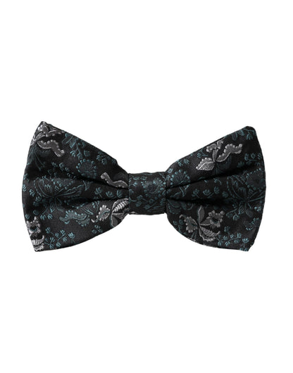  - Multicolor Fantasy Floral Silk Adjustable Neck Men Bow Tie