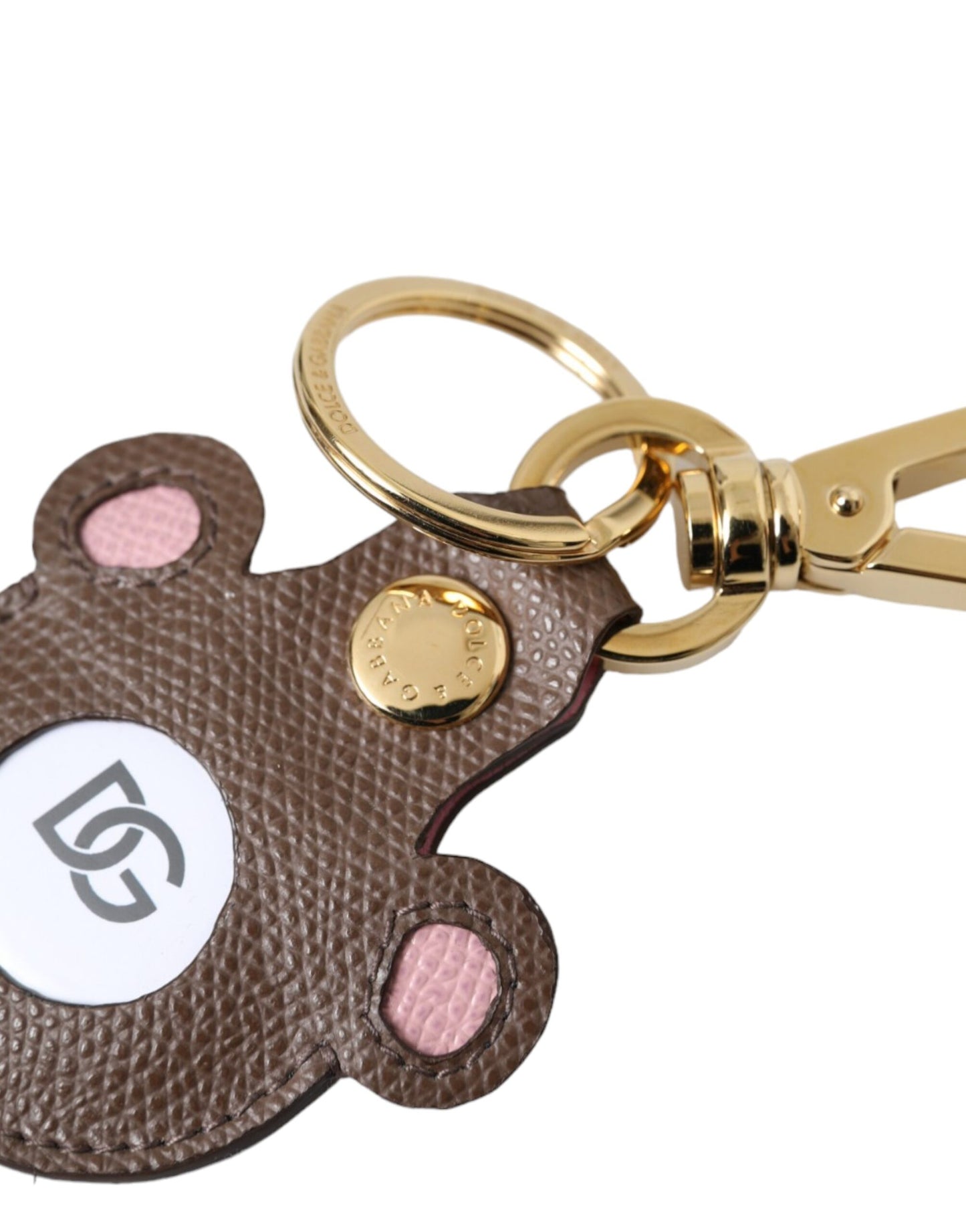  - Multicolor Dauphine Calfskin DG Logo Keyring Keychain