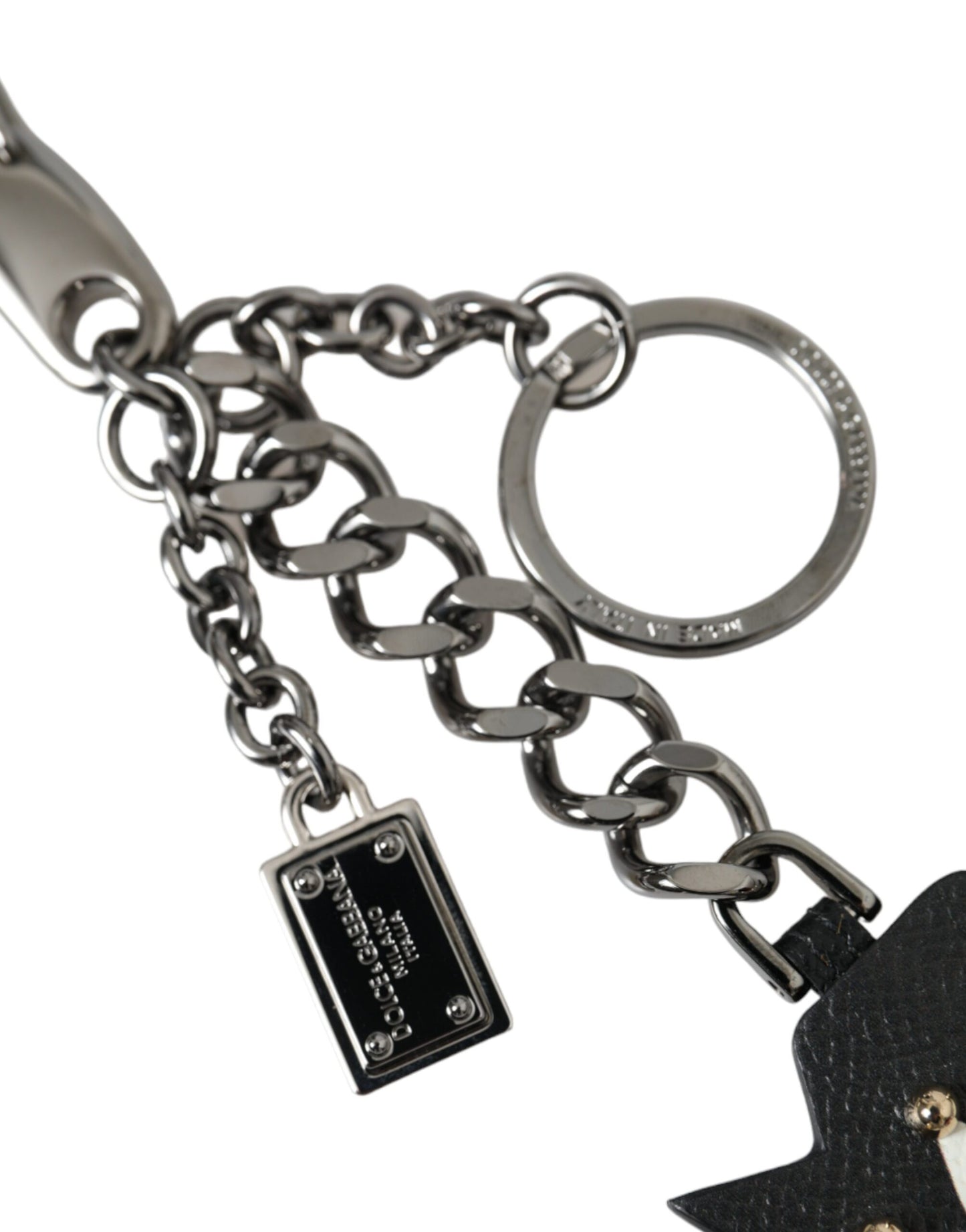  - Black Prince Studs Logo Silver Brass Keychain Keyring