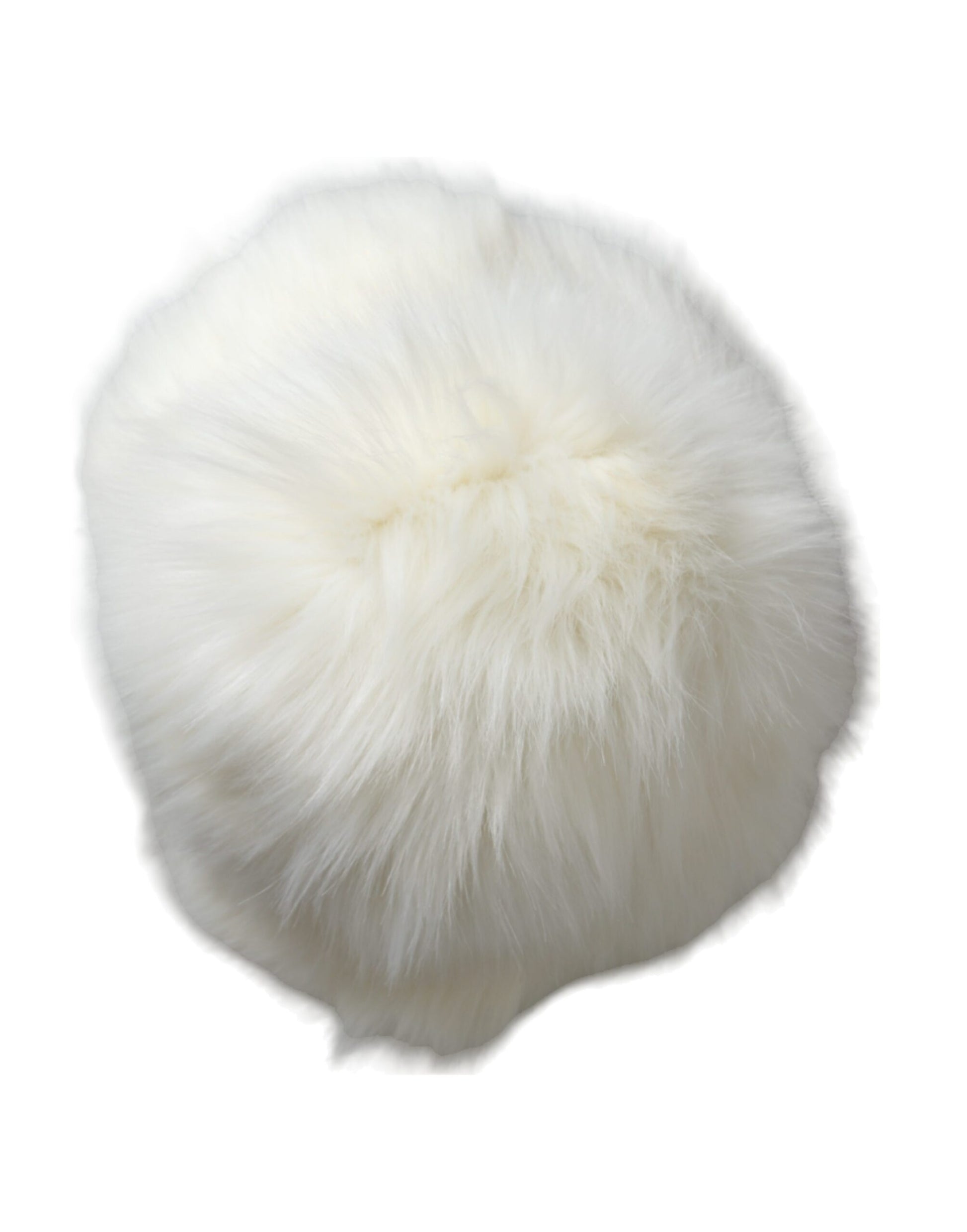 Dolce & Gabbana White Acrylic Fur Women's Bucket Hat