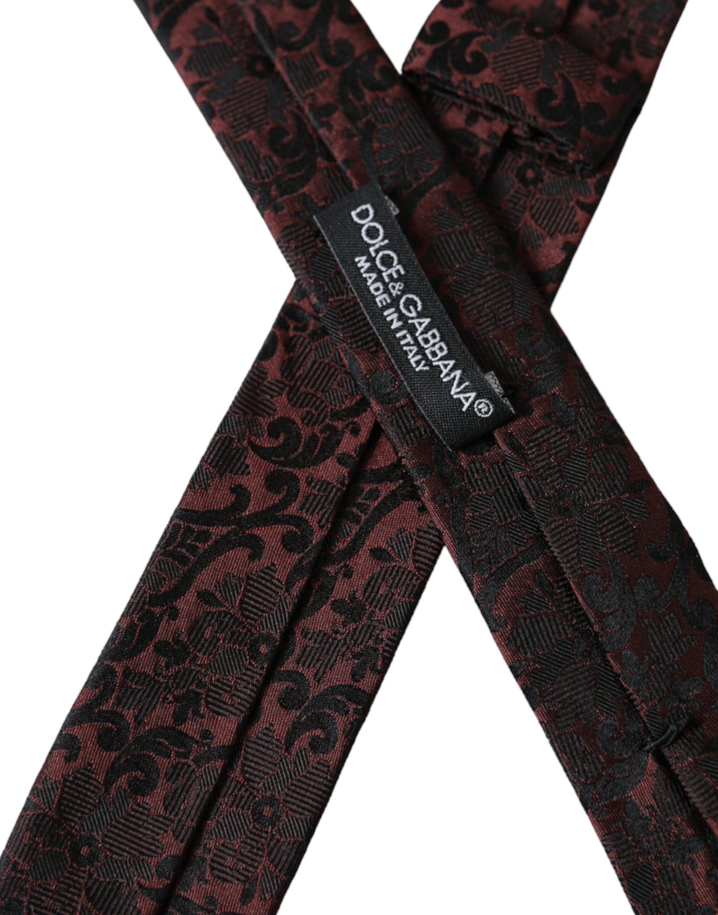  - Maroon Floral Fantasy Silk Adjustable Men Tie