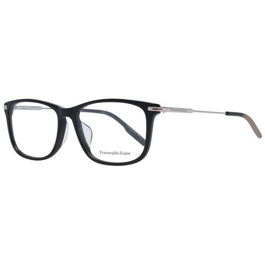 Ermenegildo Zegna Men's Optical Glasses – Black Full-Rim Frame, 56mm
