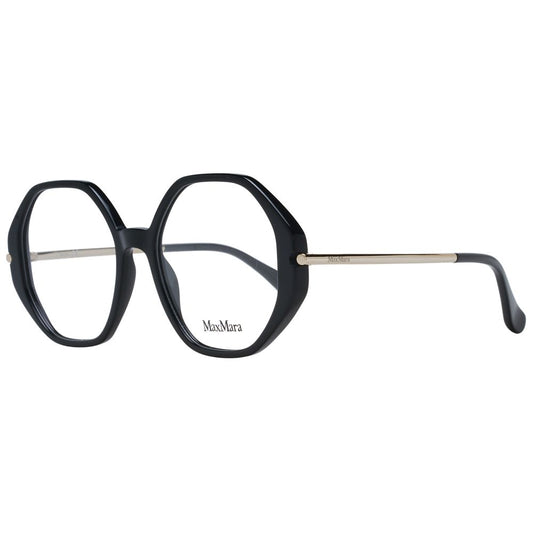 Max Mara Women’s Optical Frames – Black Round Full-Rim, 54mm